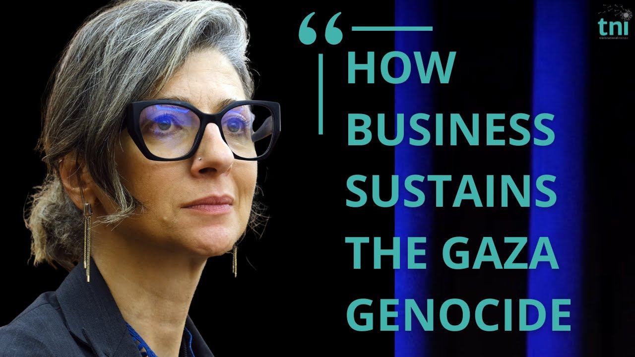 Francesca Albanese EXPOSES the companies profiting from occupation