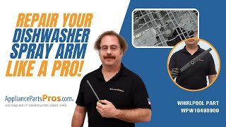 How to Replace Whirlpool/KitchenAid/Maytag Dishwasher Spray Arm WPW10498900