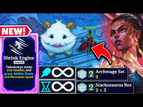 Shrink Engine Mel: Smaller Than a Poro + No Cooldowns (NEW AUGMENT) | ARAM Mayhem