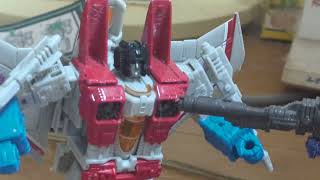 #トランスフォーマー　ちょっとでも動いたり音立ててみろ！スタースクリームを……