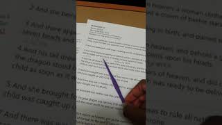 REVELATION 12 = FEMALE WITNESS  ( Pt1)