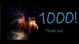 1k Twitter Followers -- Thank you!