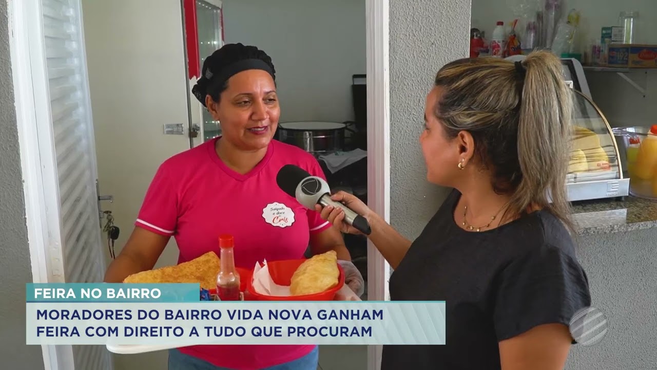 MORADORES DO BAIRRO VIDA NOVA GANHAM FEIRA COM DIREITO A TUDO QUE PROCURAM