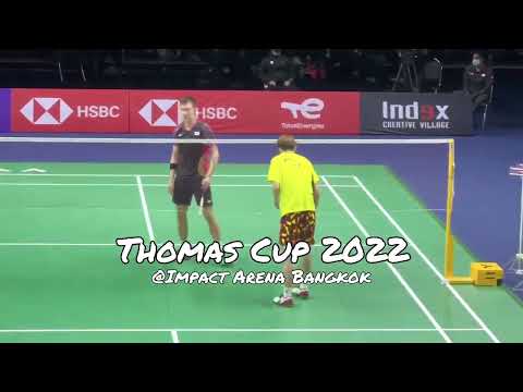 Thomas Cup 2022 🇲🇾3 vs 0 🇬🇧Ng Tze Yong vs Johnnie Torjussen