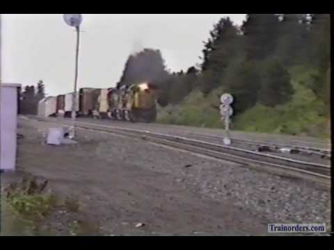 Classic Railroad Series 543 - UP 9291 East at Kamela, OR July 3, 1992