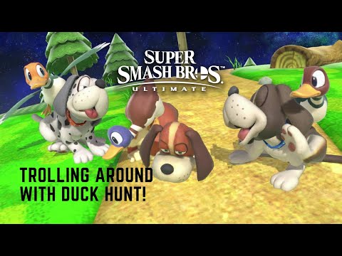 Super Smash Bros. Ultimate. Trolling around with Duck Hunt!