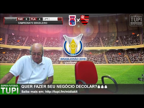 Paraná 0 x 4 Flamengo -  30ª Rodada -  Brasileirão - 21/10/2018