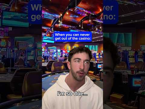 Leaving is the hardest part…😞 #blackjack #casino #betting #gambling #lasvegas #skit #poker #degen