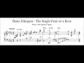 Duke Ellington - The Single Petal of a Rose - Piano Transcription (Sheet Music in Description)