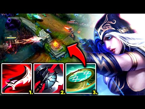 ASHE TOP BUT I CAN ULT 5 TIMES EVERY 60 SECONDS! (THIS IS BROKEN) - S13 Ashe TOP Gameplay Guide