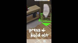 how to move objects freely in the sims 4
