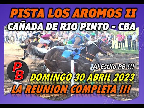 CARRERAS EN PISTA LOS AROMOS II - CAÑADA DE RIO PINTO, CBA (30-04-2023)