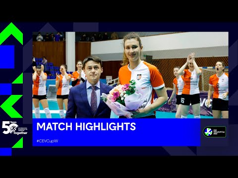 Highlights | CS Volei Alba BLAJ vs. C.S.M. TARGOVISTE | CEV Cup Women 2023 Semifinals