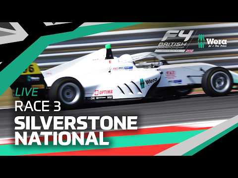 📺 LIVE | Round 9 | Race 3 | Silverstone | Wera Tools British F4