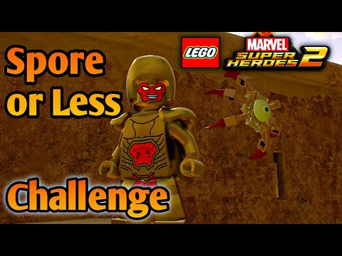 Lego Marvel Super Heroes 2 - Spore Or Less Challenge (All 10 Spike Spores) Défi Grosso Modo