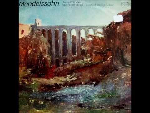 Mendelssohn: 6 Preludes & Fugues op. 35 (Siegfried Stöckigt - 1979 vinyl LP)