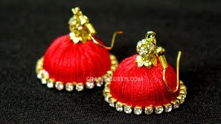 How To Make Jimikki Kammal  Jhumka earrings at hom