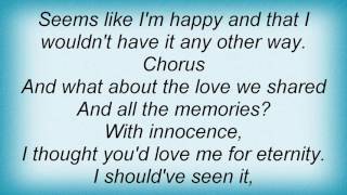 Angelina - Tears Are Falling Lyrics