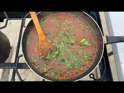 How to make Spicy Chana Masala | Black Chana Masala Recipe | Cooking in my Backyard