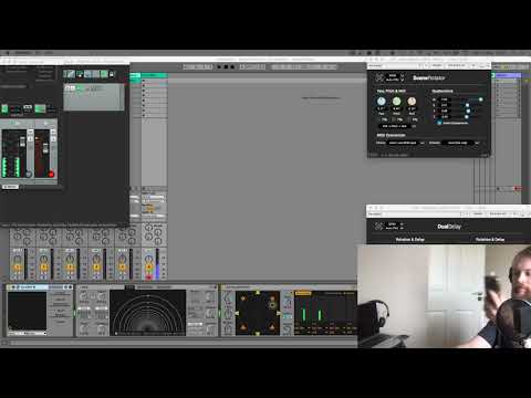 Supperware headtracking + Midimo + IEM scene rotator [Ableton Surround Panner Octophonic - Test]