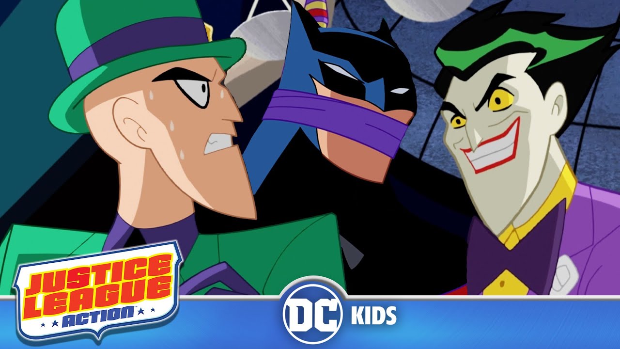 The Joker Riddles The Riddler?! | Justice League Action #aprilfools | @dckids