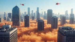 Toxic Cloud Rises Between Skyscrapers, Leaving Millions Trapped