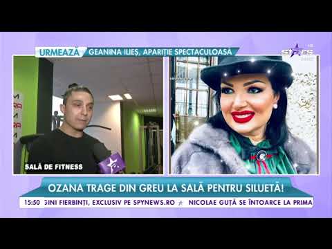 Ozana Barabancea trage din greu la sală pentru siluetă