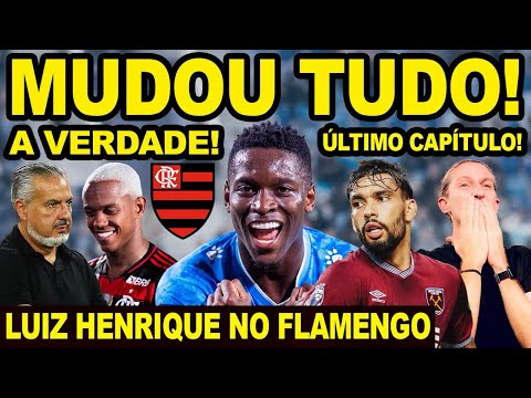 MUDOU TUDO FLAMENGO VAI CONTRATAR LUIZ HENRIQUE E COLOCAR WALLACE YAN NO NEGÓCIO? A VERDADE! PAQUETÁ