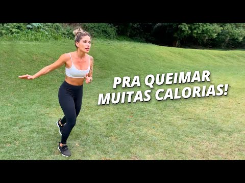 TREINO RÁPIDO PRA EMAGRECER EM CASA