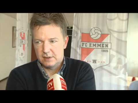 Ronald Lubbers in FC Emmen Dug Out
