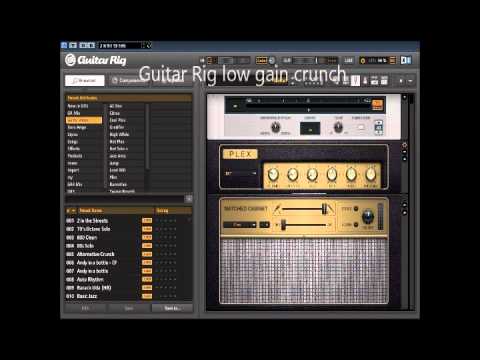 Guitar Rig 5 vs Amplitube 3 vs Revalver III.V, Part 1 : Marshall Plexi