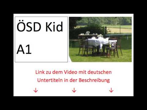 ÖSD Kid A1 Ildikó mündliche Prüfung mit deutschen Untertiteln