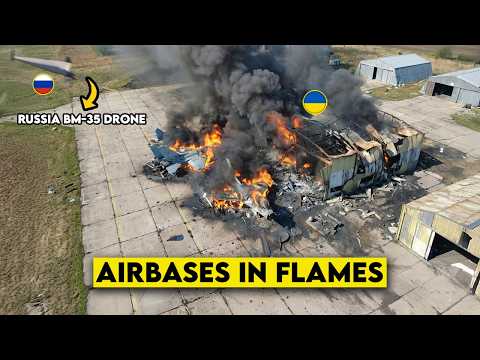 Russia Unleashes BM-35 Recon Drones to Hunt F-16s and Su-27s Before Takeoff — Then This Happened