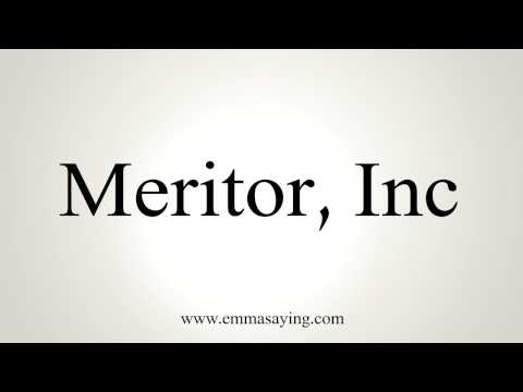How to Pronounce Meritor, Inc