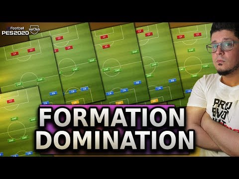 PES 2020 myClub How to Dominate OP Formations. Formation Domination