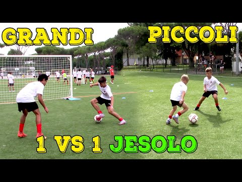 Esercitazione 1Vs1 a Jesolo Lido | AC Milan Academy Junior Camp