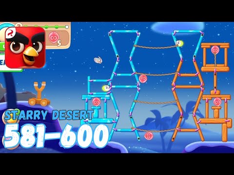 Angry Birds Journey: Levels 581-600 (Starry Desert) Gameplay - Part 30
