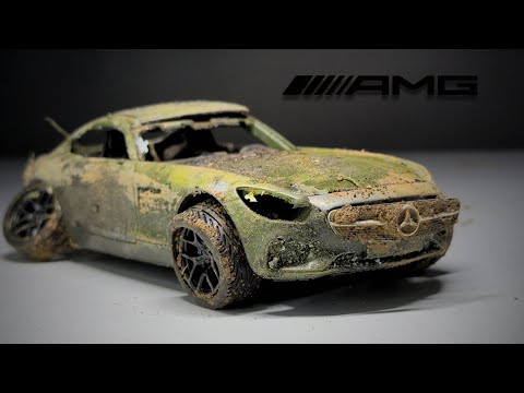 Destroyed MERCEDES BENZ AMG GT - Restoration