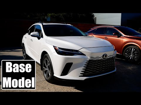 Here's what a Base Model 2023 Lexus RX 350 looks like