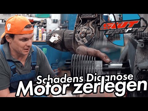 Zerlegen des 2-Ventil Boxer Motors für den Umbau SWT-SPORTS Nr. 163  - Was für ein Schrottplatz