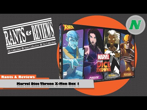 Rants And Reviews: Marvel Dice Throne X-Men Box 1