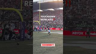 REDBLACKS TOUCHDOWN