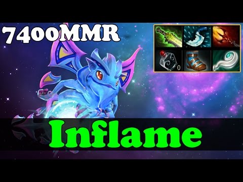 Dota 2 - Inflame 7400 MMR Plays Puck vol 3 - Ranked Match Gameplay