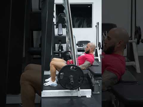 Smith Machine Hip Thrust #tutorial