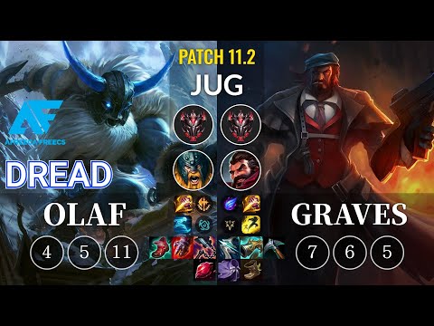 AF Dread Olaf vs Graves Jungle - KR Patch 11.2