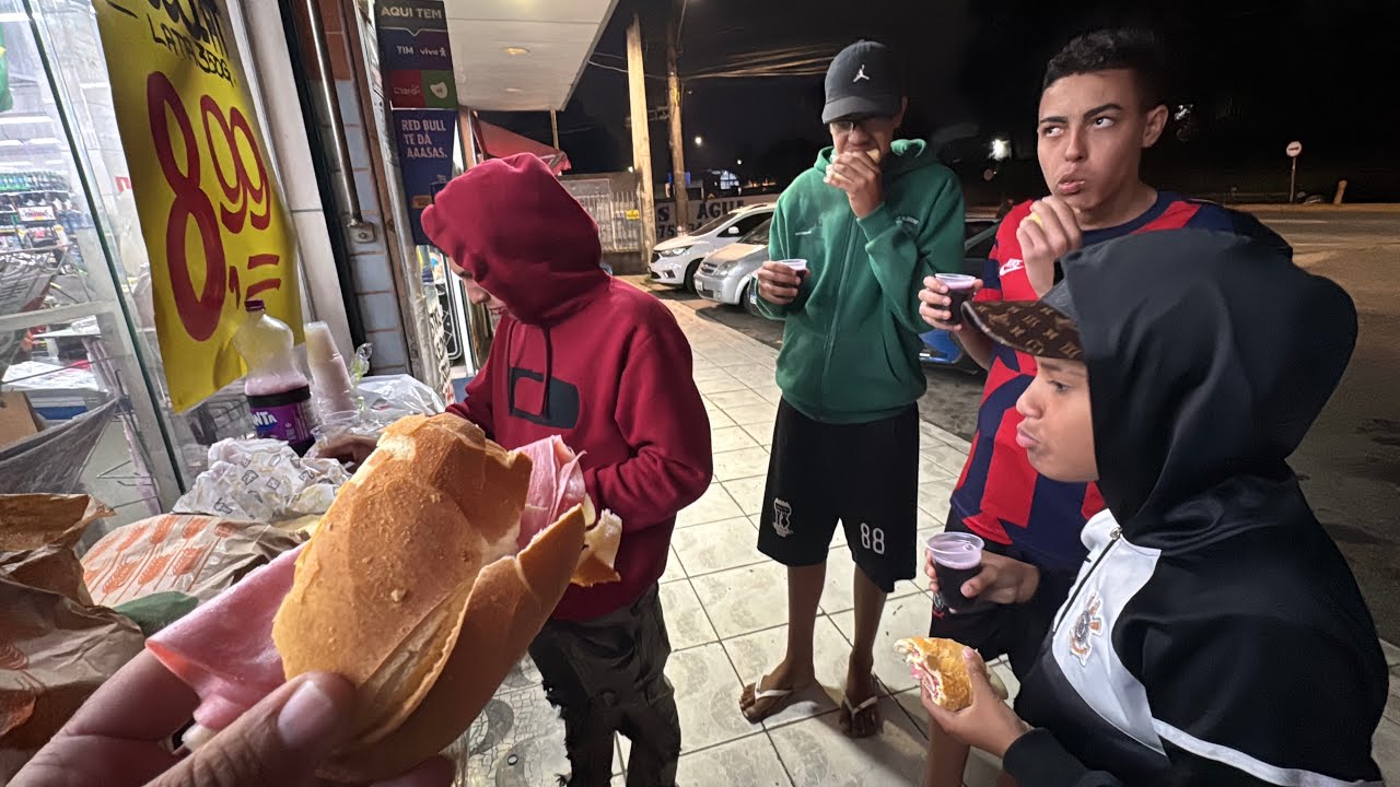 COMEMOS O MELHOR PÃO COM MORTADELA E LEITE MOÇA DAS NOSSAS VIDAS 