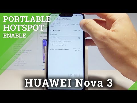 How to Enable Portable Hotspot on HUAWEI Nova 3 - Wi-Fi Share / Mobile Hotspot