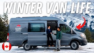 Van Life is so Magical in CANADA! (A snowy day) 🇨🇦
