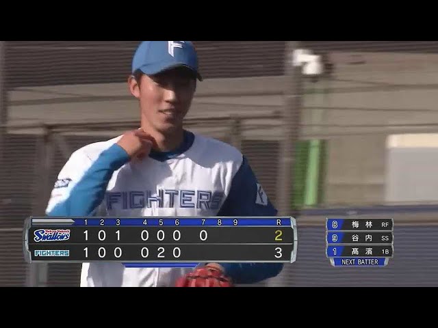 【ファーム】ルーキーの躍動!! ファイターズ・福島蓮が空振り三振を含む3者凡退!! 2022年4月10日  北海道日本ハムファイターズ 対 東京ヤクルトスワローズ