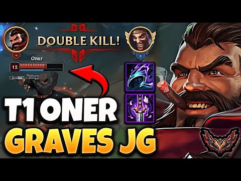 T1 Oner Graves vs Lee Sin [ Jungle ] Patch 14.2 Korea Grandmaster ✅